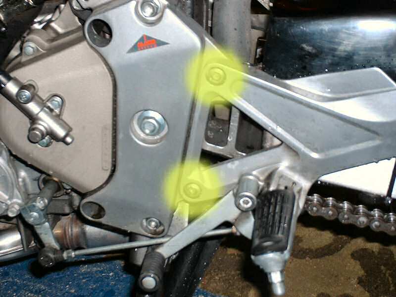 Footrest Hanger Bolts